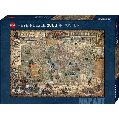 Heye Pirátský svět 2000 dílků