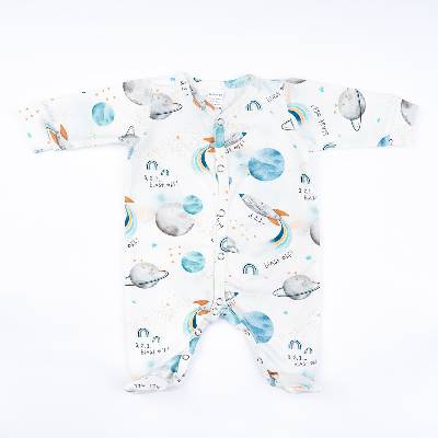 BABY in wolrd Dupačky vesmír bílé