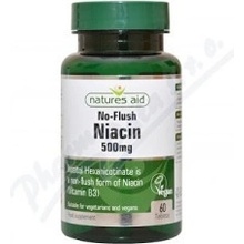 Natures Aid L Niacin B3 500 mg 60 tablet