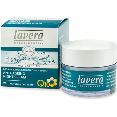 Lavera Basis Sensitiv nočný krém Q10 50 ml