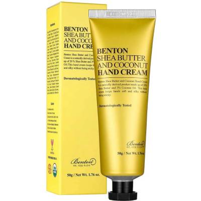 Benton Крем за ръце Shea Butter and Coconut, 50 g