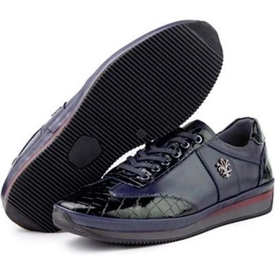 Ducavelli Мъжки ежедневни обувки от естествена кожа - Тъмносини #363804 (363804_Тъмносин)