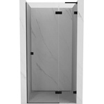Mexen Lunar L дясна врата за душ плъзгаща 80 см, прозрачно, черно - 834L-080-000-70-00-P (834L-080-000-70-00-P)
