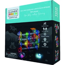 Cleverclixx Svítící kuličkodráha 100 ks