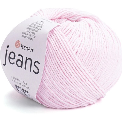 Yarn Art příze YarnArt Jeans 74 světle růžová