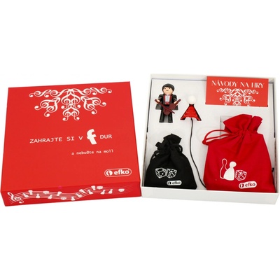 efko Igráček Houslista PF 2024 limitovaný set s figurkou