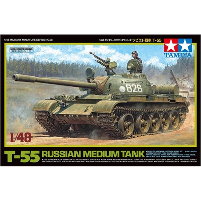 Tamiya T-55 Russian Medium Tank 1:48