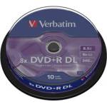 Verbatim DVD+R Double Layer 8.5GB 8x cake 10бр