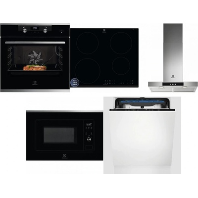 Set Electrolux KODEC75X2 + LIR60433B + LFT426X + LMS2203EMX + EES48200L
