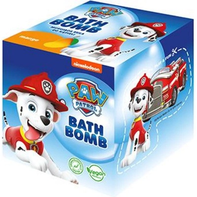 Nickelodeon Paw Patrol Bath Bomb bomba do kúpeľa pre deti Mango 165 g