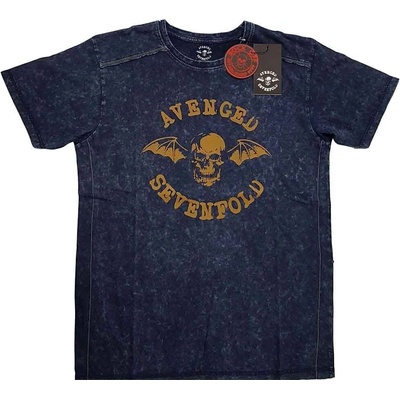Avenged Sevenfold Logo (Wash Collection) Navy Blue L Риза (ASSWASH01MN03)