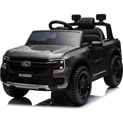 ROLLZONE Ford Ranger 12V - Детски акумулаторен джип, Сив, EVA гуми (707-сив)
