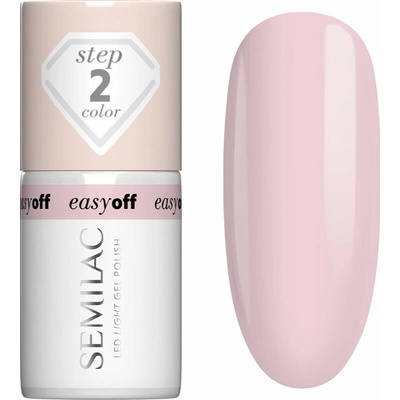 Semilac Easy Off Step 2 gélový lak na nechty s použitím UV/LED lampy odtieň Pink Marshmallow 7 ml