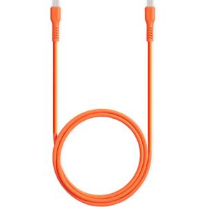 Ttec Кабел ttec - Data, USB-C/USB-C, 1.2 m, Neon Orange (8694470828039)