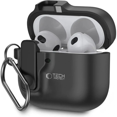 Tech-Protect Тънък калъф Tech-Protect за AirPods 4 - черен (5906302371198)