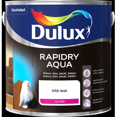 Akzo Nobel Dulux Rapidry Aqua 2,5L biela