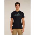 Icebreaker Merino Blend 125 Cool-Lite Sphere SS Tee Beta Размер: M / Цвят: черен