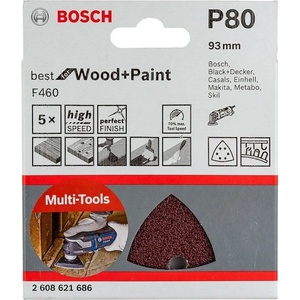Bosch F460 Best for W&P, G80, 93mm Лист шкурка (2608621687) (2608621687)
