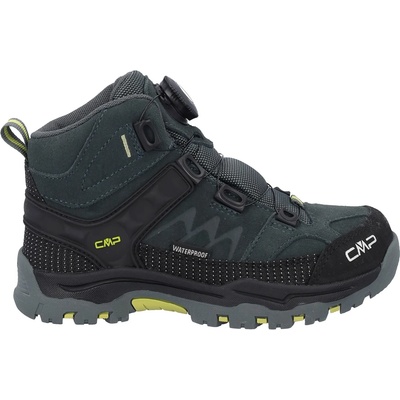 CMP Детски туристически обувки CMP Kid's Kiruna Mid Fitgo Trekking Shoes WP Walking boots - Jungle / Cardamom - размер 35 (EU) (702-3743-0618)