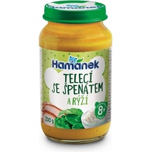 Hamánek Teľacie so špenátom a ryžou 230 g