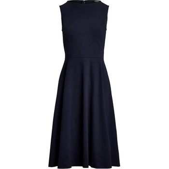 Ralph Lauren Рокля Lauren Ralph Lauren в тъмносиньо среднодълга разкроена 200973402 (200973402)