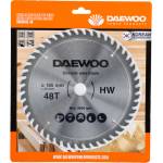 Daewoo Диск за дърво daewoo dwsb185-48, 185×20 мм, 48 зъба