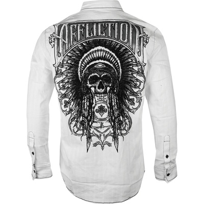 AFFLICTION мъжка риза affliction - ethereal - БЯЛА - 110wv941-wh