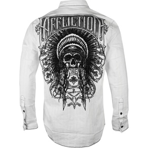 AFFLICTION мъжка риза affliction - ethereal - БЯЛА - 110wv941-wh