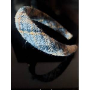 Radi handmade Диадема в синьо каре (707)