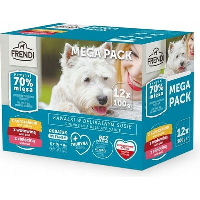 Frendi Chicken Beef Veal 12 x 100 g