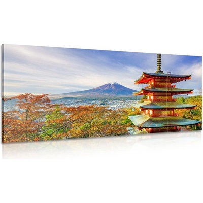 Obraz výhľad na Chureito Pagoda a horu Fuji