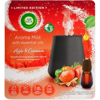 Air Wick Magic Winter Apple & Cinnamon aróma difuzér s náplňou + batérie 20 ml