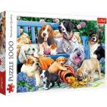 Trefl Puzzle 1000 Dogs in the garden TREFL