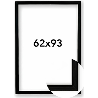 Fotorámeček Virginia Rozměr: 62 x 93 cm, Barva: Černá, Typ zasklení: Plexi