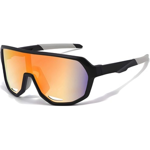 Techsuit Детски слънчеви очила Techsuit Premium Kids Sunglasses (22312) - фотохромни, огледални, спортни - Оранжев / Черен