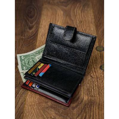 pánska peňaženka 331L RBA D BLACK RED čierna