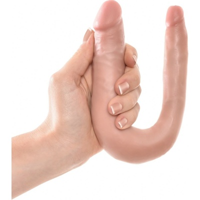 King Cock dvojité dildo stredné naturál