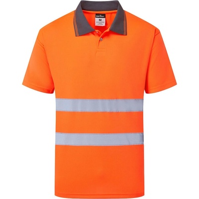 Portwest Polokošile ES477 ES1 Essential Hi-Vis S/S reflexní krátký rukáv Oranžová 5XL