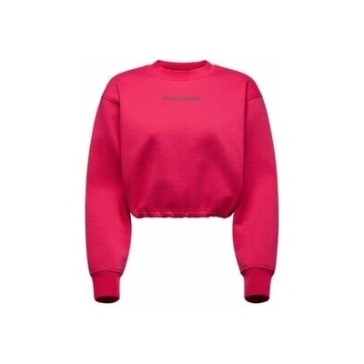La Sportiva HERITAGE LOGO CROP SWEATER Women Azalea/Redwood růžová
