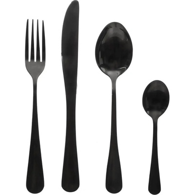 Secret de Gourmet 16 ks sada černých příborů pro 4 osoby Shadow