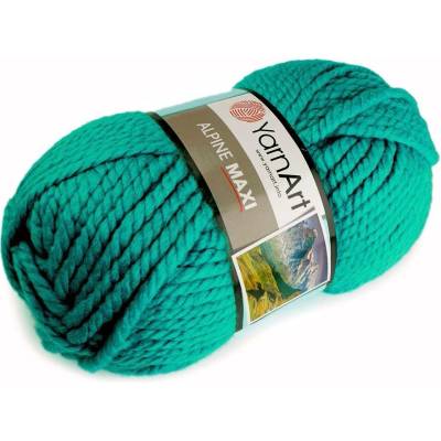 Pletací příze Alpine maxi 250 g Varianta: 6 (675) zelenomodrá tm., Balení: 1 ks 42067/79021/190032