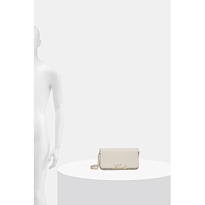 KARL LAGERFELD Кожена чанта Karl Lagerfeld K/SIGNATURE (B1W32037)