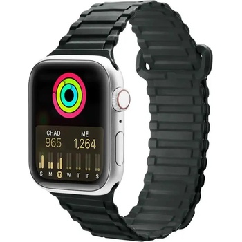 Dux Ducis Магнитна силиконова каишка Dux Ducis Strap (Armor Version) за Apple Watch Ultra, SE, 8, 7, 6, 5, 4, 3, 2, 1 (49, 45, 44, 42 mm), зелена (6934913035467)