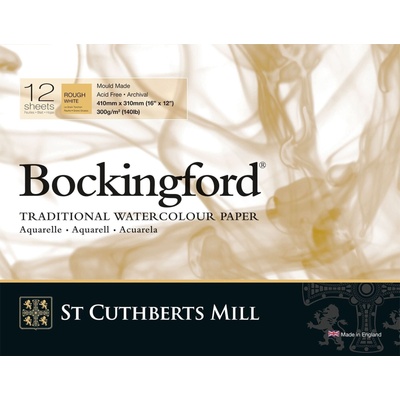 St Cuthberts Mill Bockingford Rough Скицник 12 41 x 31 cm 300 g White (T47430001011E)