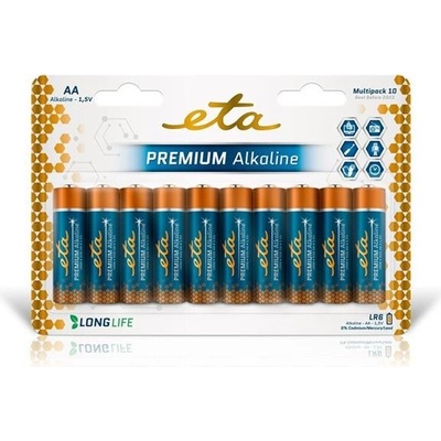 ETA PREMIUM ALKALINE AA 10ks R06PREM10
