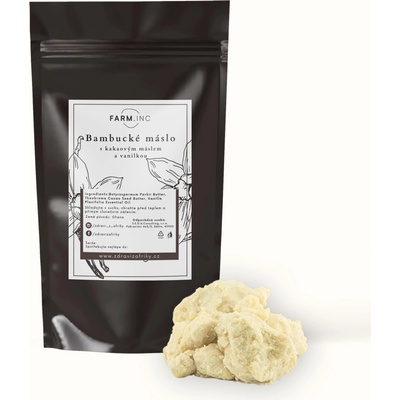 Farm inc Bambucké máslo s kakaovým máslem a vanilkou ke šlehání 250 g | – Sleviste.cz