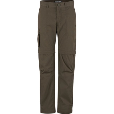 Craghoppers Детски панталон със свалящи крачоли Craghoppers Kid's Kiwi Cargo II Convertible Hose Zip-off trousers - Woodland Green - размер 104 (EU) (701-3097-0111)
