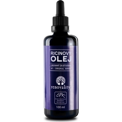 Renovality ricínový olej lisovaný za studena 100 ml