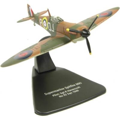 Oxford Spitfire Mk I RAF No.92 Sqn N3249 Ralph Havercroft RAF Pembrey Wales Battle of Britain 1940 1:72