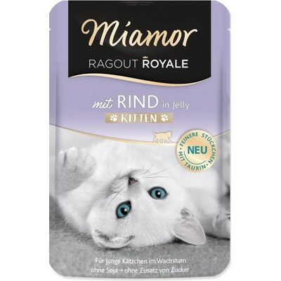 Miamor Ragout Royale Kitten hovězí jelly 100 g – Hledejceny.cz